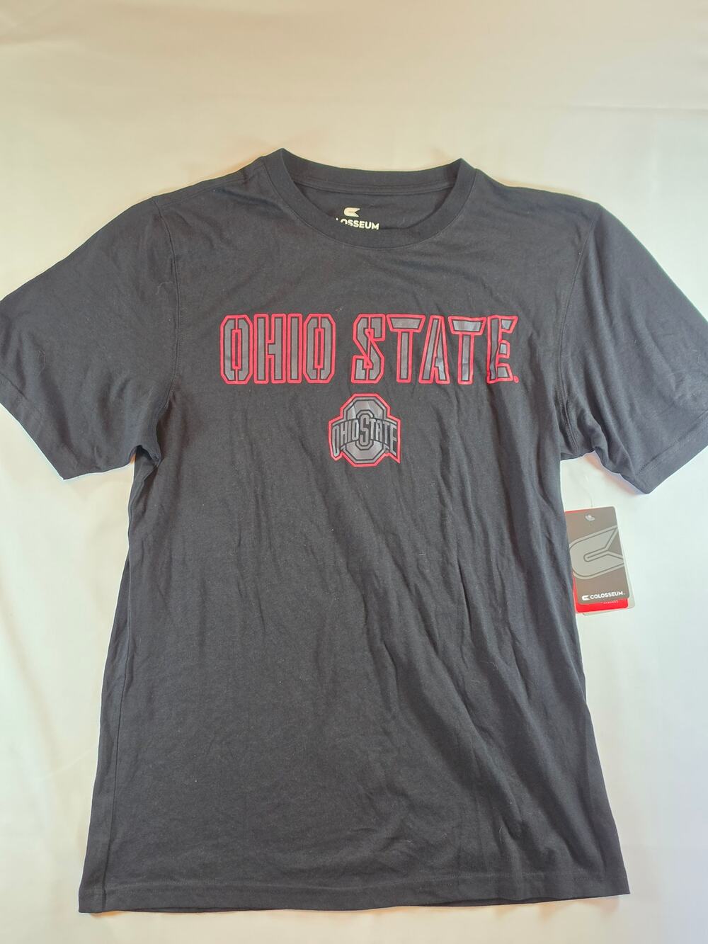 Ohio State Buckeyes Men’s M Colosseum Tee Charcoal Red – NWT